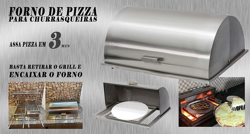 Forno de Pizza para Churrasqueiras