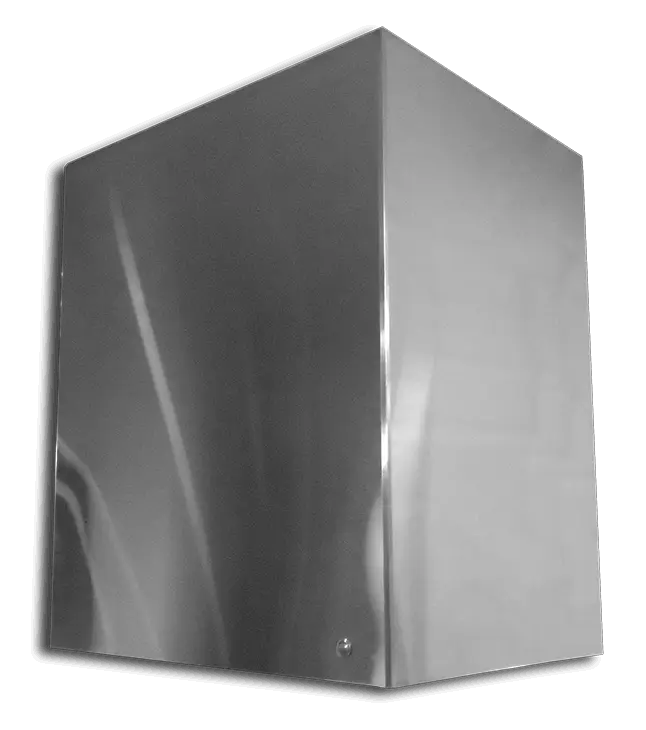 Coifa de inox para churrasqueira